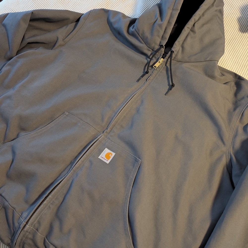 Carhartt Steel Gray Full-Zip Insulated Jacket